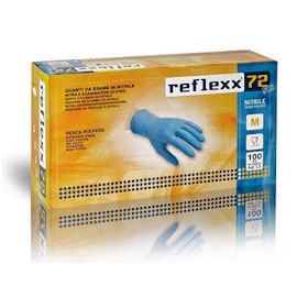 GUANTI NITRILE BLU EXTRALARGE CF.100 PZ.